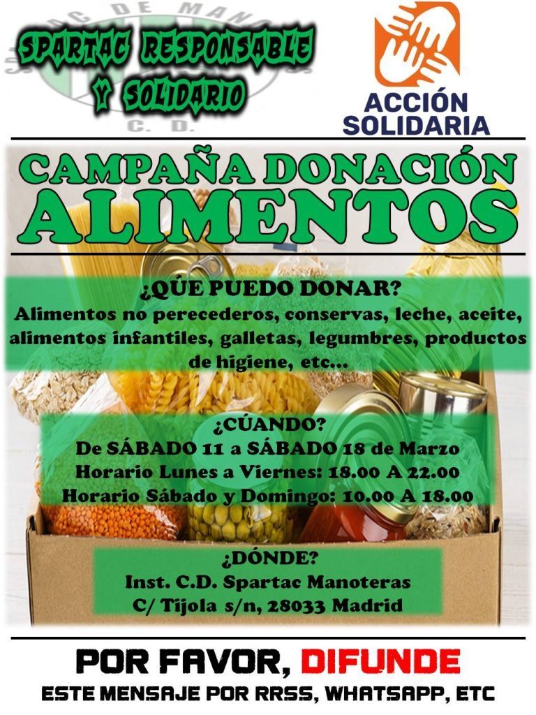 Campaña de recogida de alimentos