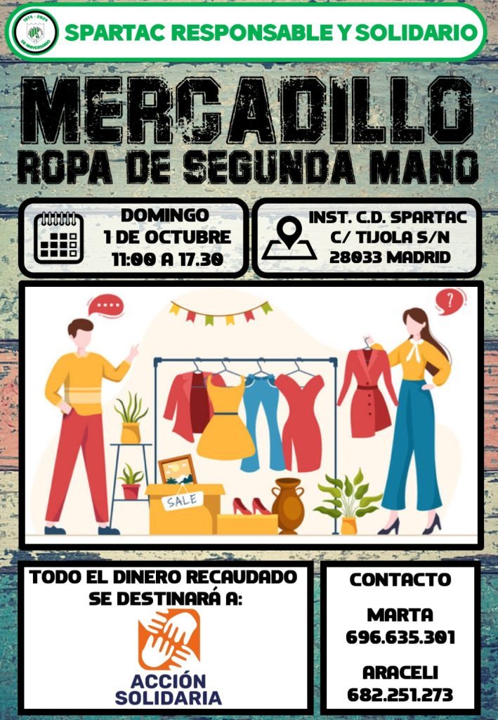 Mercadillo ropa segunda mano