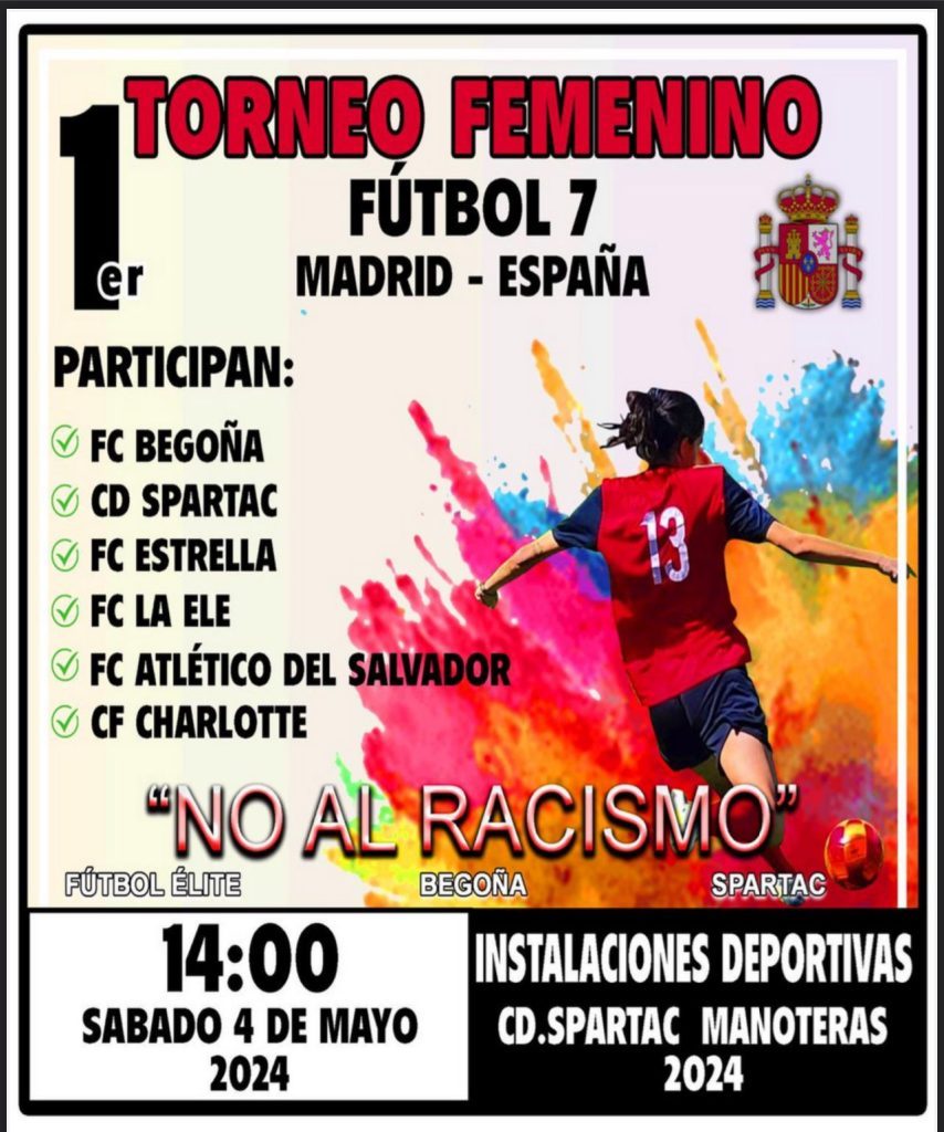 Torneo F7 Senior Femenino “NO AL RACISMO”