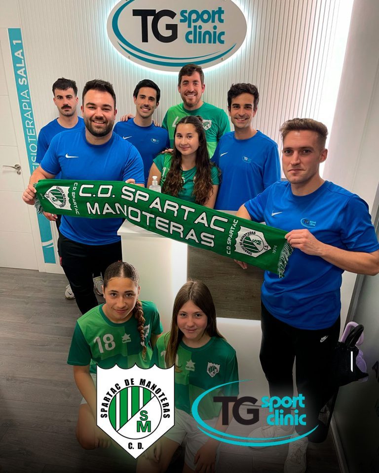 ACUERDO DE COLABORACIÓN ENTRE CD SPARTAC Y TG SPORT CLINIC.