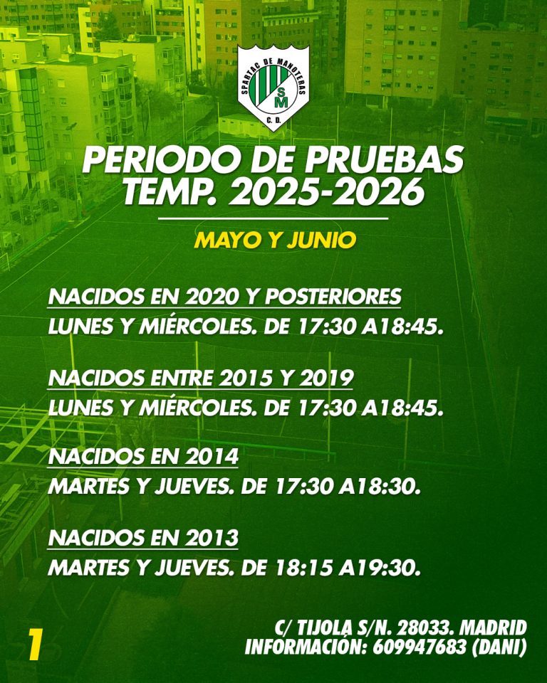 ¡Comienza el periodo de pruebas de la temporada que viene!